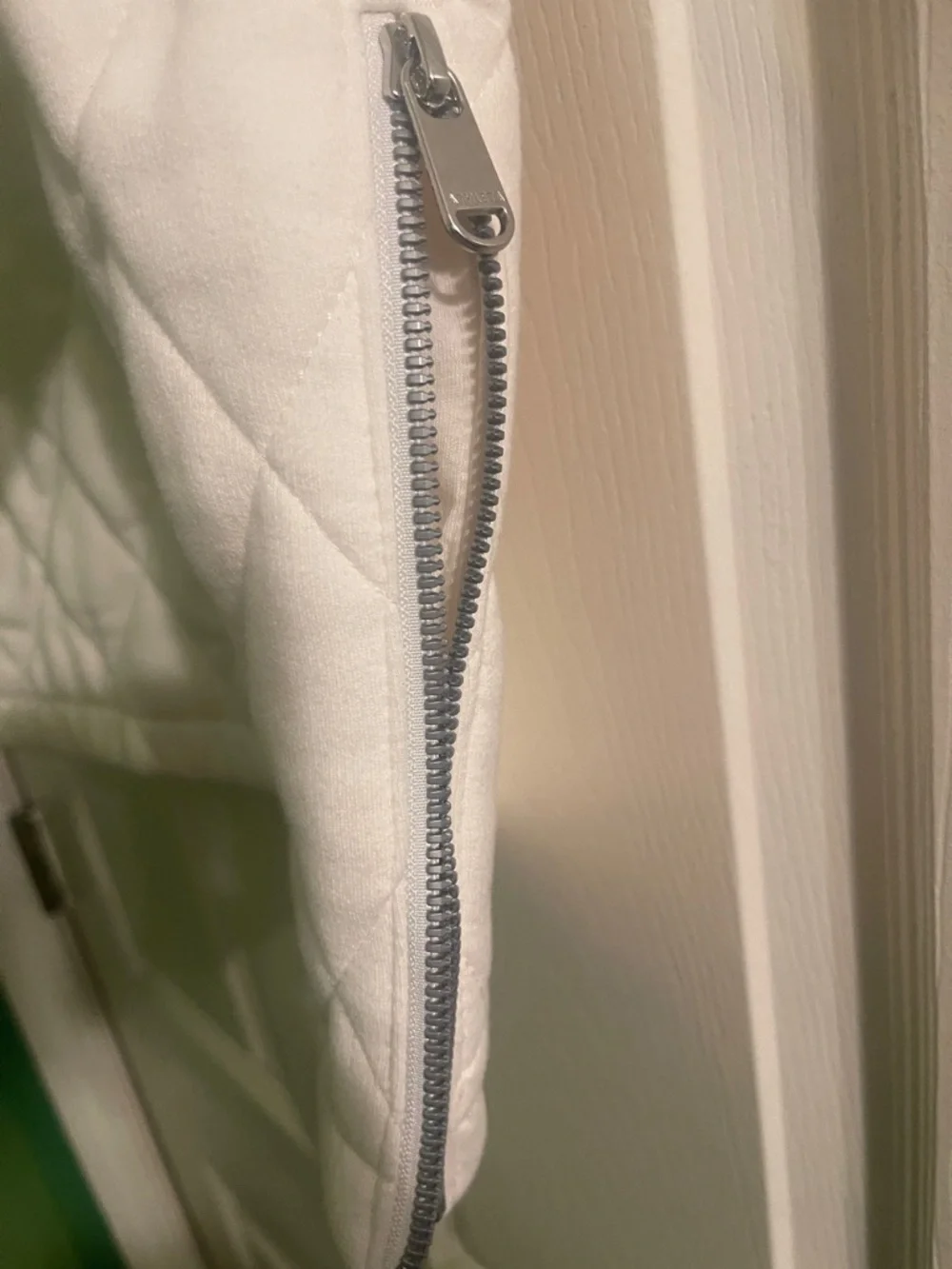 Athleta Quilted Crewneck Sweatshirt in White - Picture 9 of 9